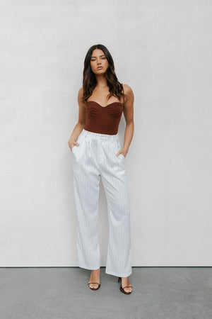 PRE ORDER MID-NOVEMBER - Gibson Pants - White Pinstripe