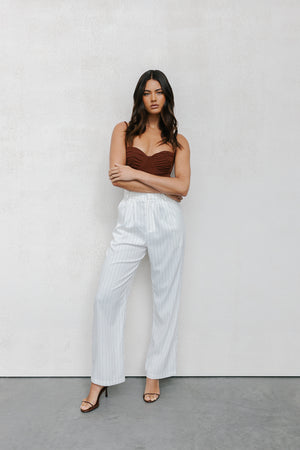 PRE ORDER MID-NOVEMBER - Gibson Pants - White Pinstripe