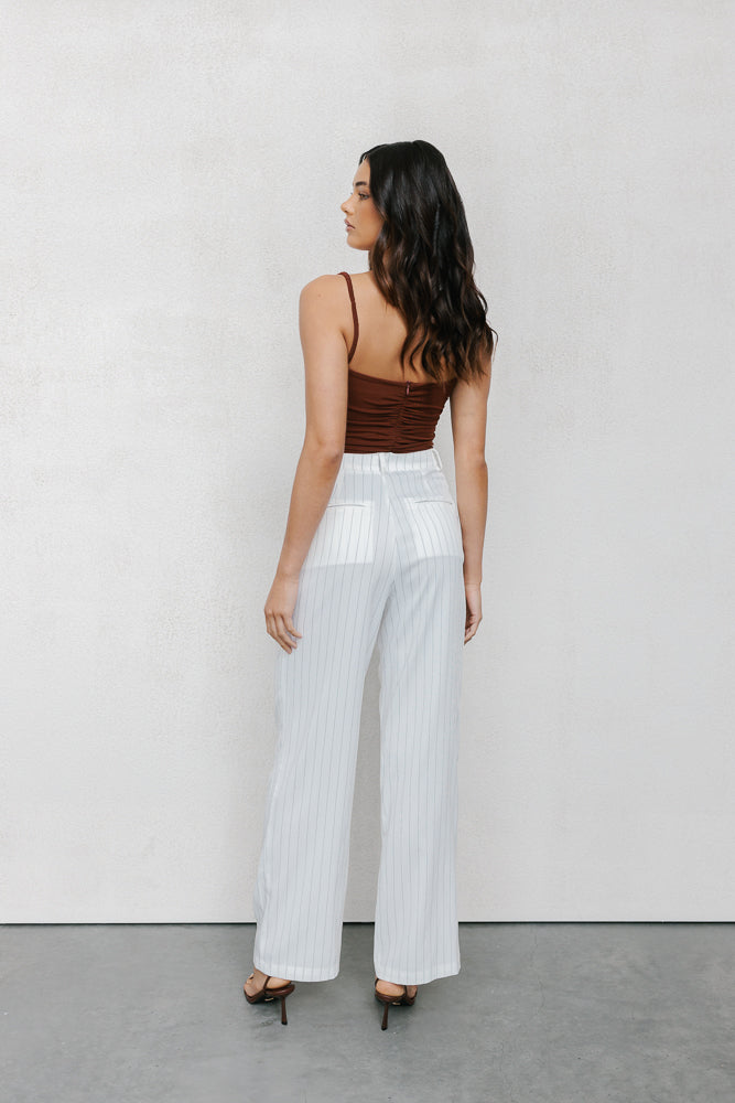 PRE ORDER MID-NOVEMBER - Gibson Pants - White Pinstripe