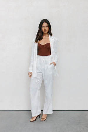 PRE ORDER MID-NOVEMBER - Gibson Pants - White Pinstripe