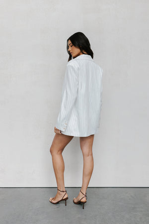 PRE ORDER MID NOVEMBER - Prinnie Blazer - White Pinstripe