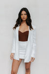 PRE ORDER MID NOVEMBER - Prinnie Blazer - White Pinstripe