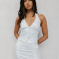 Marnie Vest - White Pinstripe