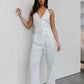 Marnie Vest - White Pinstripe
