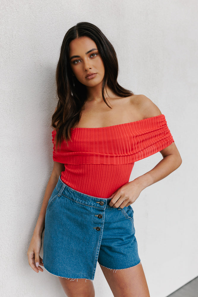 Everleigh Skort Blue Denim