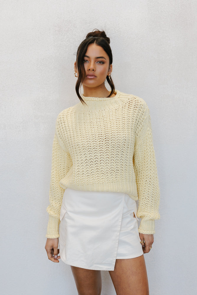 Wilton Knit - Lemon