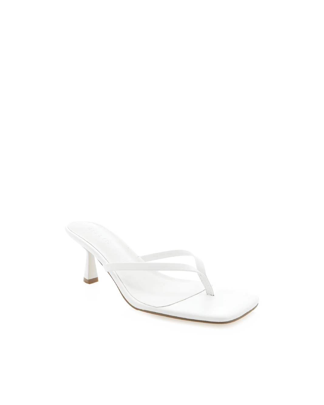 Xami Mule Heels - White