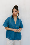 Xesse Top - Blue Denim