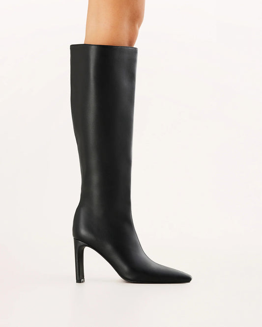 Yoshiko Knee High Boots - Black