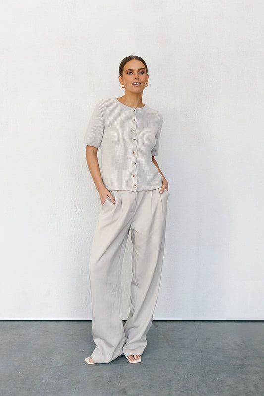 Yoko Cardigan - Dove Grey