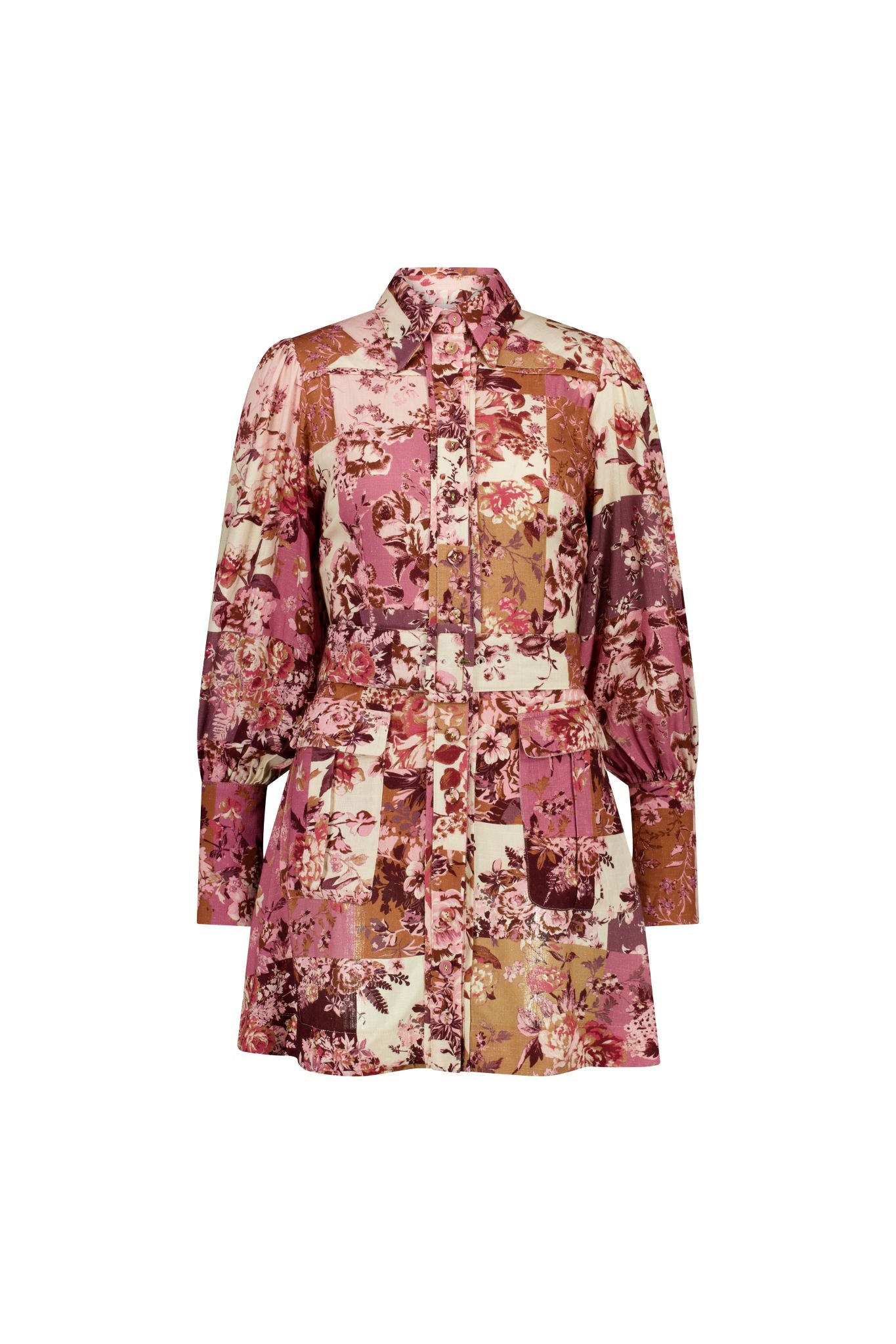 Jolanda Mini Dress Fleur Print
