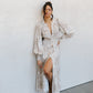 Yves Dress - Sand Floral