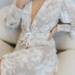 Yves Dress - Sand Floral