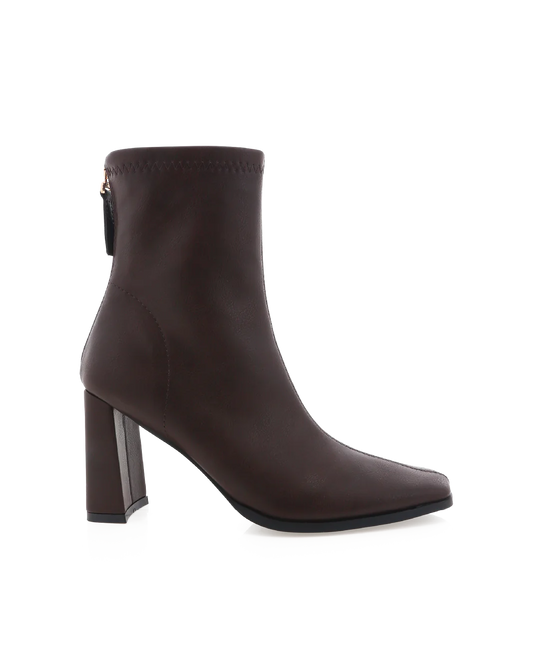 Zade Ankle Boots - Dark Chocolate Brown