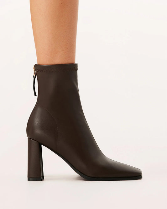Zade Ankle Boots - Dark Chocolate Brown