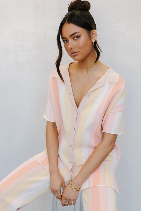 Imani Set - Sorbet Stripe Knit