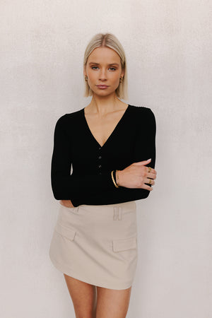 Zannah Top - Black