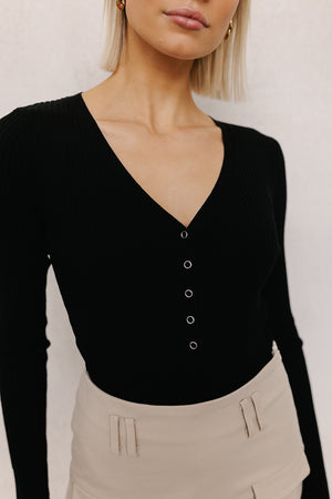 Zannah Top - Black