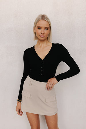 Zannah Top - Black