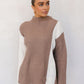 Zarli Jumper - Mocha/Cream Stripe