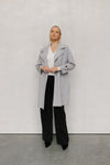 Zikkah Coat - Grey Knit