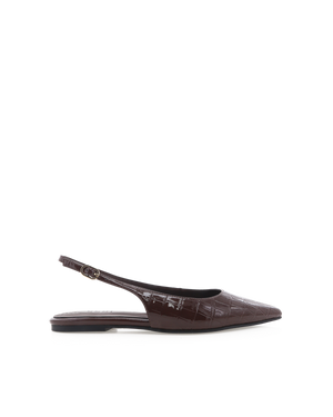 Henna Flats Dark Chocolate Patent