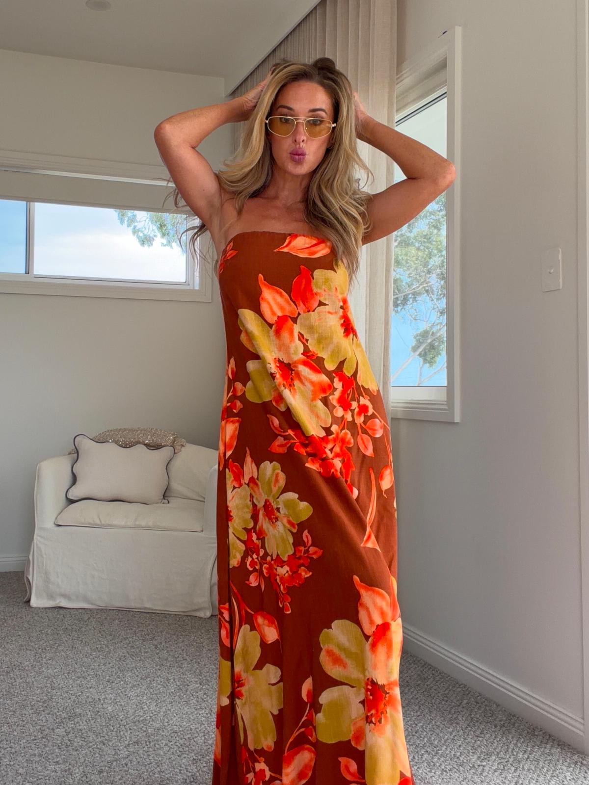 Bevissima Maxi Dress Solvana Print