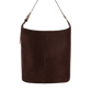 Cali Shoulder Bag - Chocolate Suede