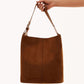 Cali Shoulder Bag - Tan Suede