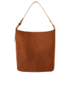 Cali Shoulder Bag - Tan Suede