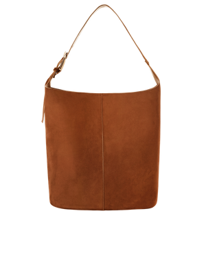 Cali Shoulder Bag - Tan Suede