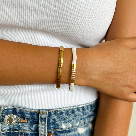 Caribbean Bracelet Set - Coconut