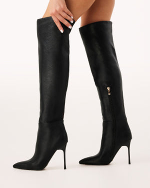 Rosella Knee-high Boots - Black