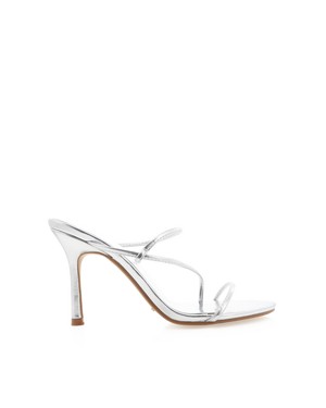 Ulrica Stiletto Heels - Silver Metallic