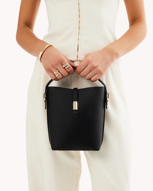 Hazel Handle Bag - Black