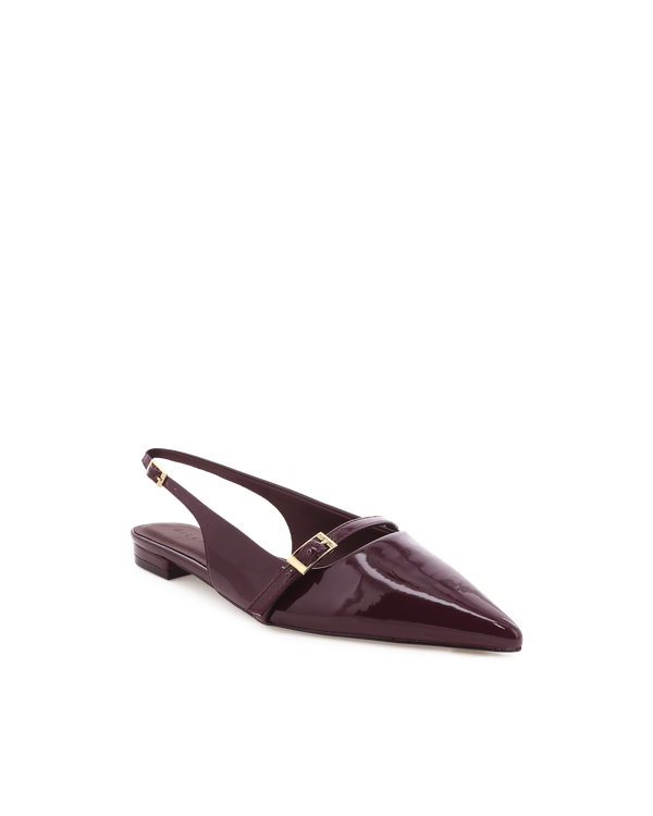 Ilie Flats - Mulberry Patent