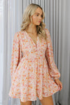 Wilber Dress - Pink/Peach Floral