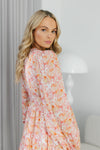 Wilber Dress - Pink/Peach Floral