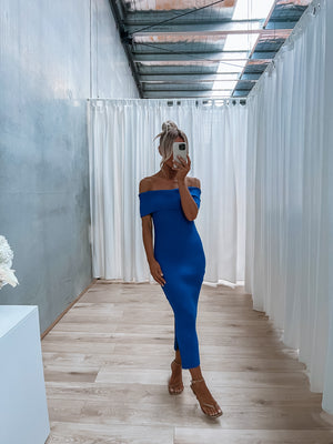 Stassi Dress - Blue