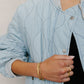 Inese Bomber Jacket - Washed Light Denim