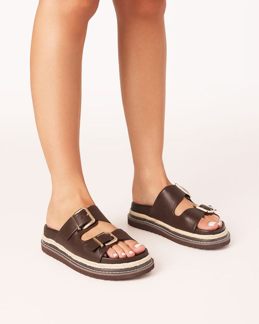 Alder Sandals - Chocolate Brown