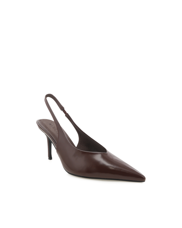 COMING SOON - Kendra Heels - Chocolate Shine