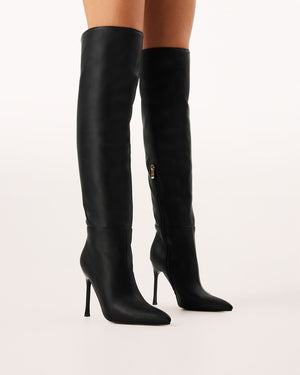 Rosella Knee-high Boots - Black