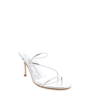 Ulrica Stiletto Heels - Silver Metallic