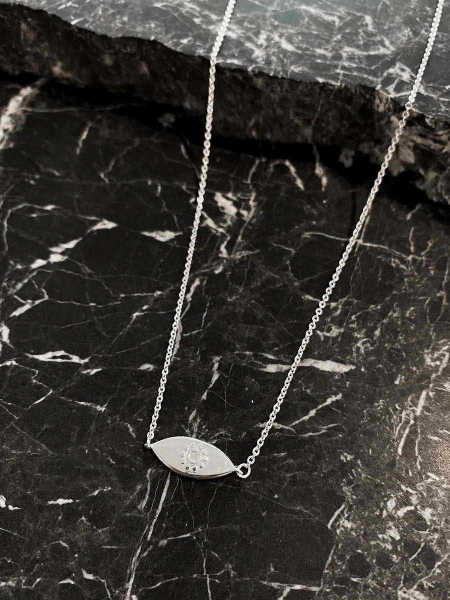 Ayin Necklace Silver