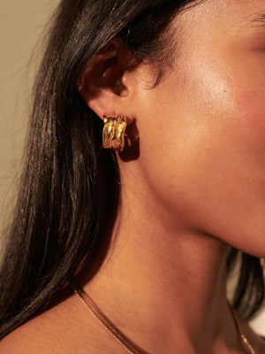 Pennie Earrings Gold