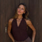 Keisha Bodysuit - Chocolate Brown