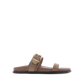 Yasna Slides - Fawn Suede