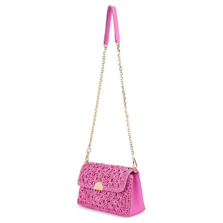 Millie Bag - Pink Crochet