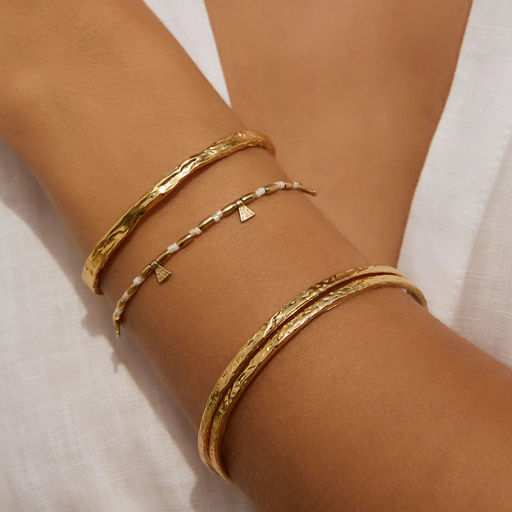 Natalia Bracelet - Gold / Vanilla